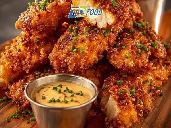 Chuẩn bị nguyên liệu làm gà rán sốt bơ tỏi