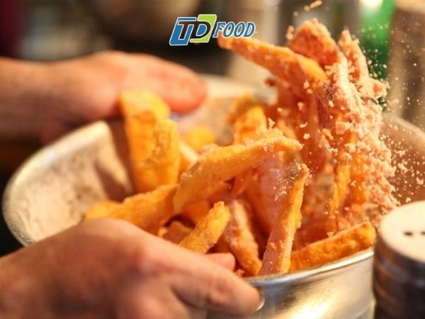 Mô hình chuỗi gà rán & đồ chiên (Gà chiên, Cheeseball, Hotdog, Khoai tây chiên)